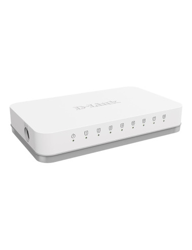 D-Link | Switch | GO-SW-8G/E | Unmanaged | Desktop | Gigabit Ethernet (copper) ports quantity 8