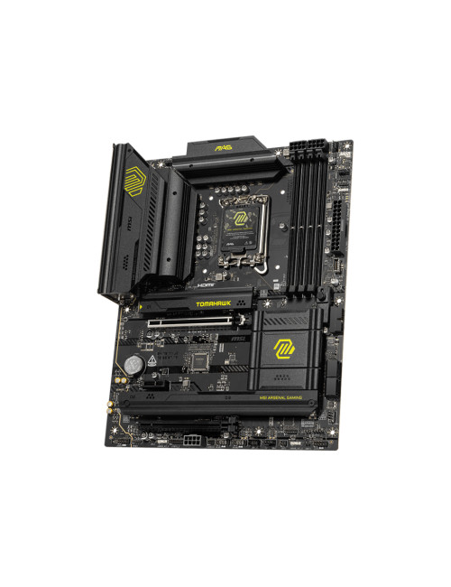 MSI MAG B860 TOMAHAWK WIFI | Processor family Intel | Processor socket LGA1851 | DDR5 | Supported hard disk drive interfaces SAT