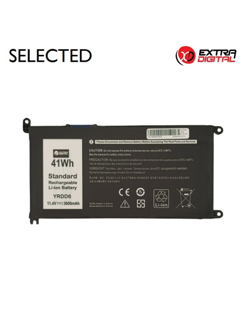 Notebook Battery DELL YRDD6, 3600mAh, Extra Digital Selected