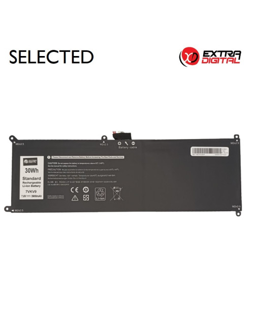 Nešiojamo kompiuterio baterija DELL 7VKV9, 3900mAh, Extra Digital Selected