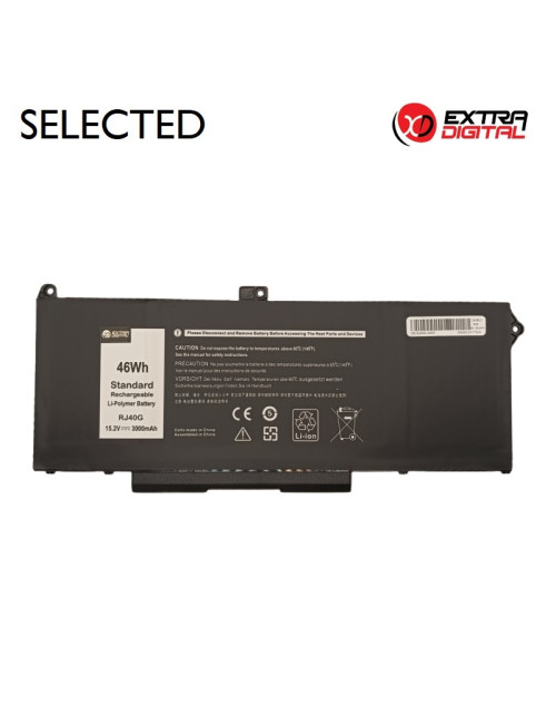 Nešiojamo kompiuterio baterija DELL RJ40G, 3000mAh, Extra Digital Selected