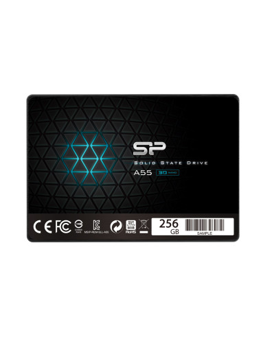 Silicon Power | A55 | 256 GB | SSD form factor 2.5" | Solid-state drive interface SATA | Read speed 550 MB/s | Write speed 450 M