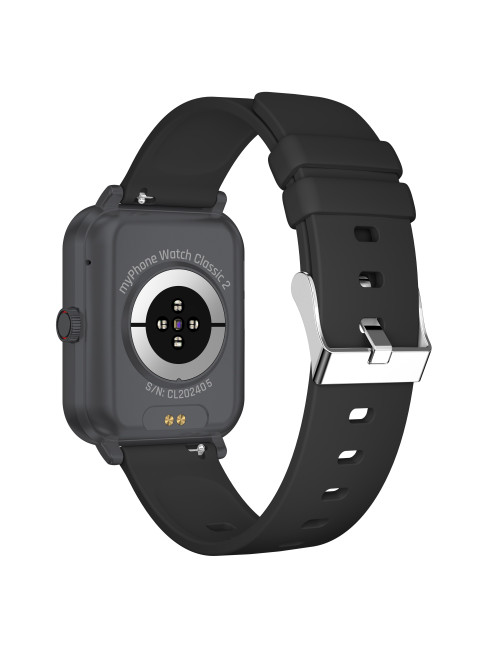 myPhone Watch Classic 2 | Smart watch | TFT | 1.85" | Waterproof | Black