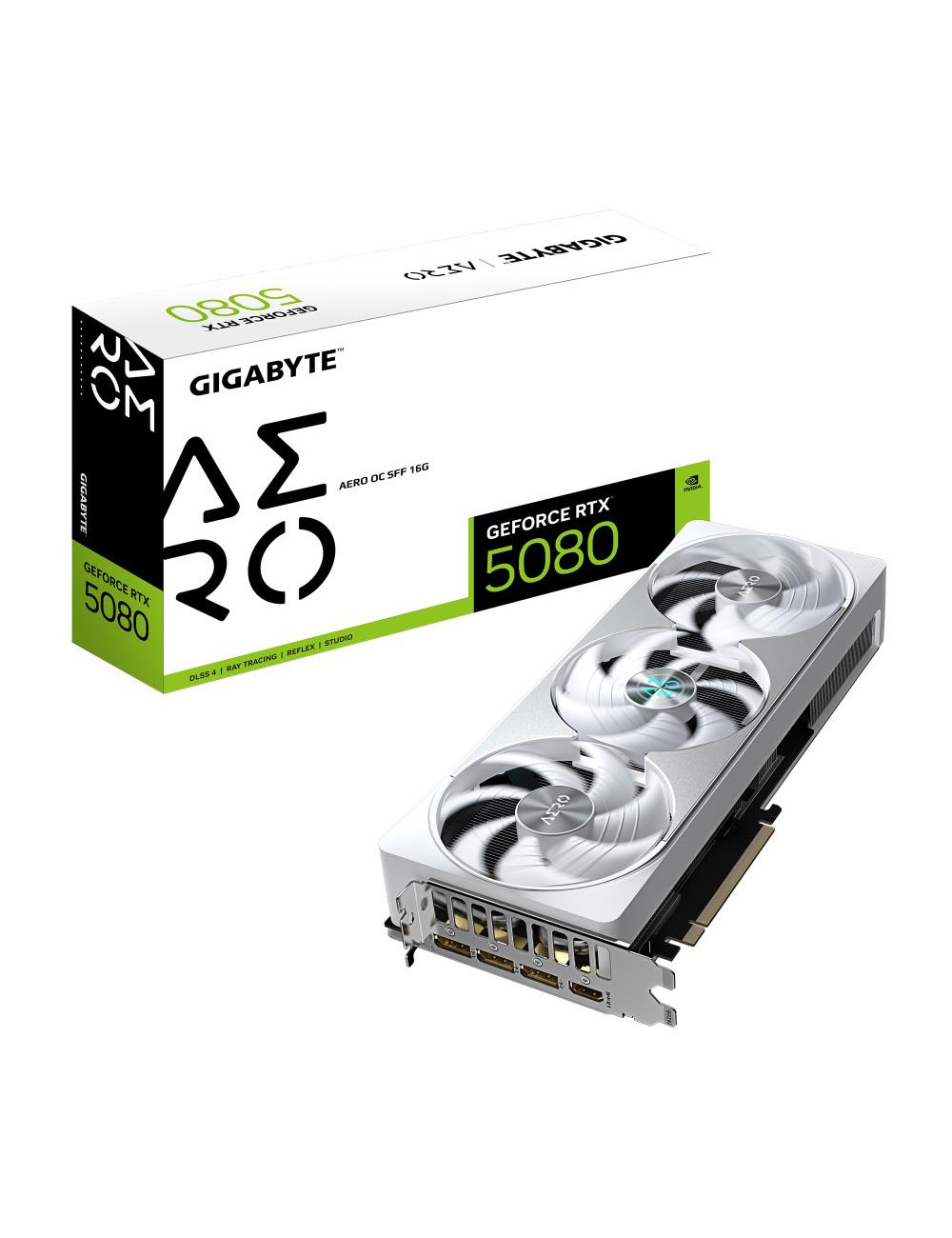Graphics Card|GIGABYTE|NVIDIA GeForce RTX 5080|16 GB|GDDR7|256 bit|PCIE 5.0 16x|GPU 2617 MHz|Dual Slot Fansink|1xHDMI|3xDisplayP