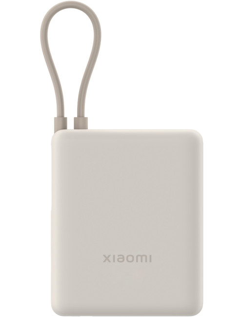 Xiaomi 33W Power Bank (Integrated Cable) | 10000 mAh | USB-C | Tan