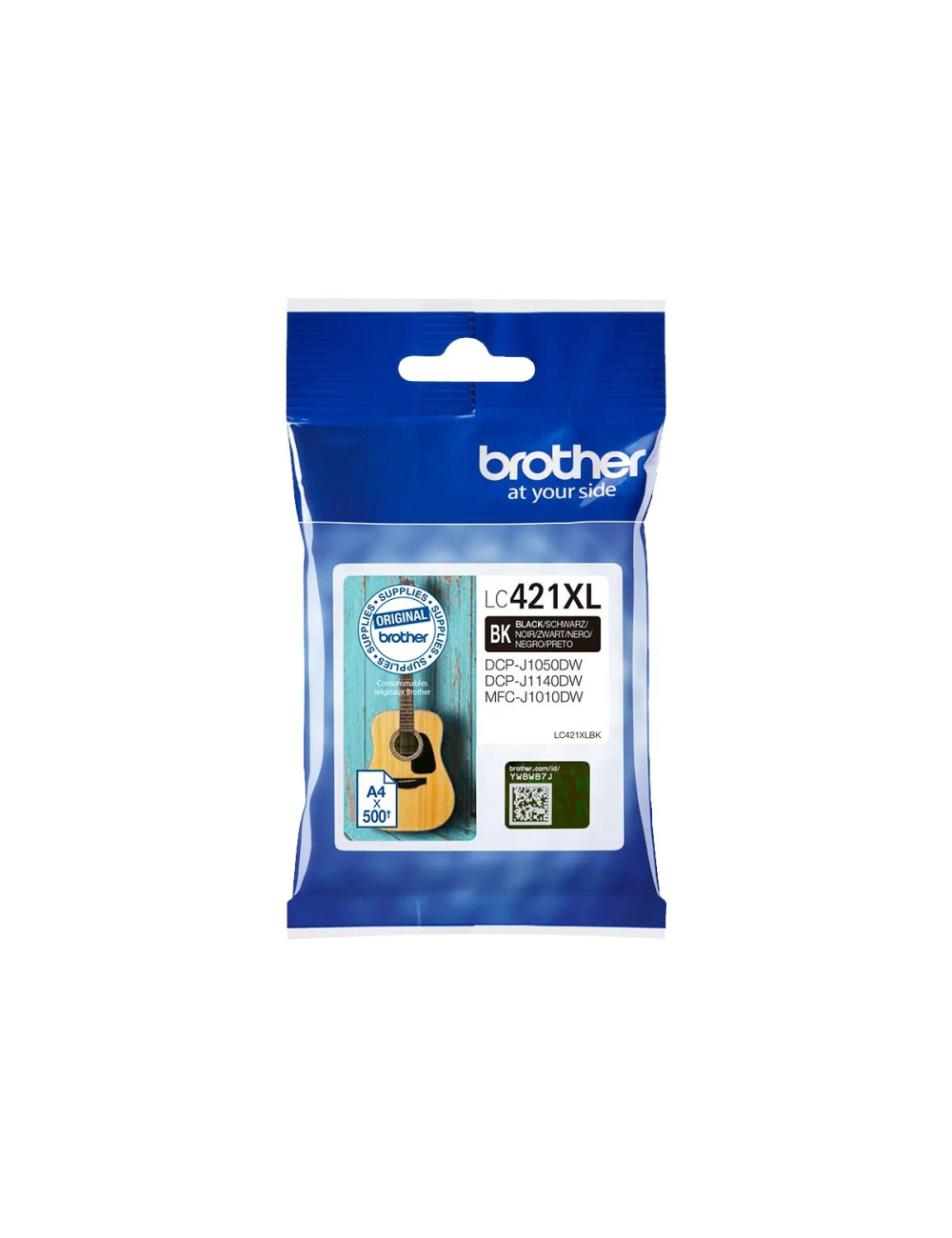 Brother LC421XLBK Ink Cartridge, Black | Brother Brother LC | LC421XLBK | Brother LC421XLBK - High Yield - black - original - in