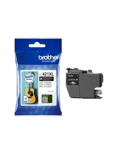 Brother LC421XLBK Ink Cartridge, Black | Brother Brother LC | LC421XLBK | Brother LC421XLBK - High Yield - black - original - in