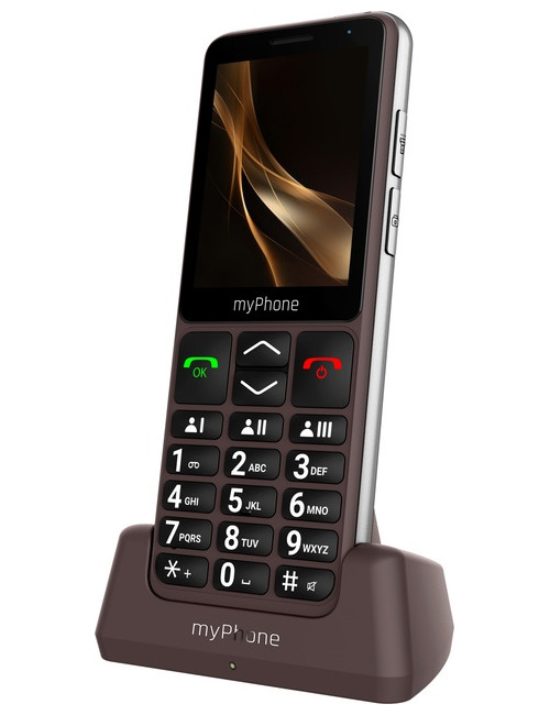 myPhone Bueno LTE Praline Collection | Brown | 2.8 " | IPS | 48 MB | 128 MB | Single SIM | MicroSD | 3G | Bluetooth | Main camer