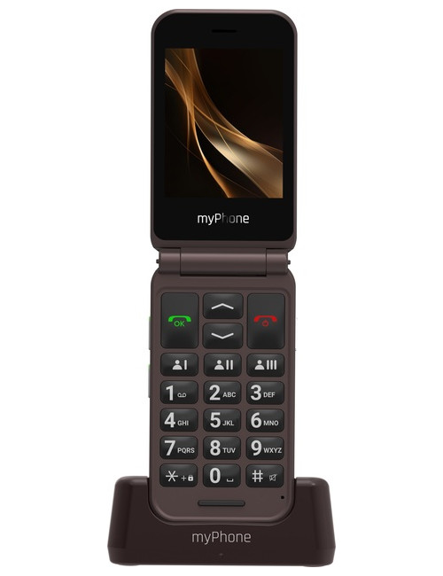 myPhone Harmony LTE Praline Collection | Brown | 2.8+1.44 " | IPS | 48 MB | 128 MB | Single SIM | MicroSD | 3G | Bluetooth | 5.1