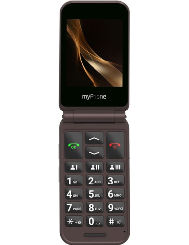 myPhone Harmony LTE Praline Collection | Brown | 2.8+1.44 " | IPS | 48 MB | 128 MB | Single SIM | MicroSD | 3G | Bluetooth | 5.1