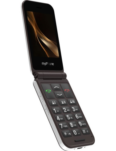 myPhone Harmony LTE Praline Collection | Brown | 2.8+1.44 " | IPS | 48 MB | 128 MB | Single SIM | MicroSD | 3G | Bluetooth | 5.1