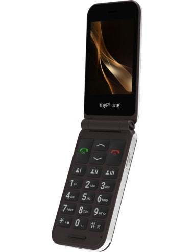 myPhone Harmony LTE Praline Collection | Brown | 2.8+1.44 " | IPS | 48 MB | 128 MB | Single SIM | MicroSD | 3G | Bluetooth | 5.1