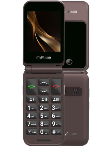 myPhone Harmony LTE Praline Collection | Brown | 2.8+1.44 " | IPS | 48 MB | 128 MB | Single SIM | MicroSD | 3G | Bluetooth | 5.1