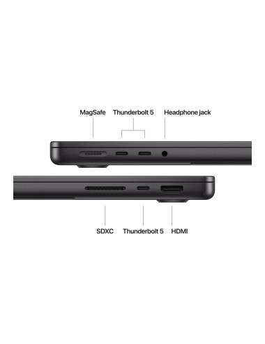 Apple MacBook | Pro | Space Black | 14 " | 3024 x 1964 pixels | Apple M4 Pro | 24 GB | Solid-state drive capacity 1000 GB | Appl