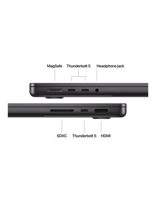 Apple MacBook | Pro | Space Black | 14 " | 3024 x 1964 pixels | Apple M4 Pro | 24 GB | Solid-state drive capacity 1000 GB | Appl