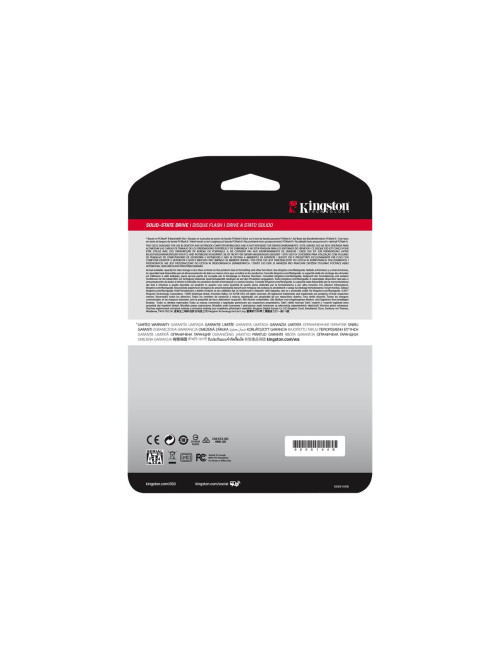 Kingston | SSD | A400 | 960 GB | SSD form factor 2.5" | Solid-state drive interface SATA Rev 3.0 | Read speed 500 MB/s | Write s