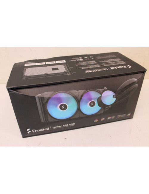 SALE OUT. Fractal Design Lumen S28 V2 RGB Water Cooling Unit | Fractal Design | Water Cooling Unit | Lumen S28 V2 RGB | DAMAGED 