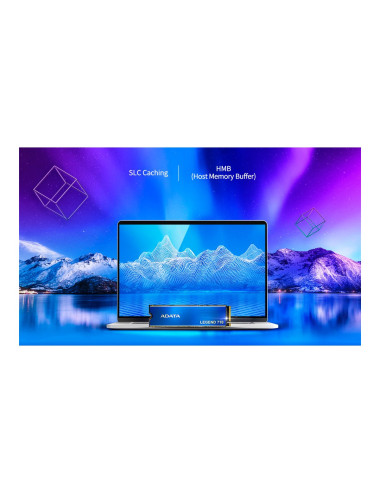 ADATA | LEGEND 710 | 1000 GB | SSD form factor M.2 2280 | Solid-state drive interface PCIe Gen3x4 | Read speed 2400 MB/s | Write