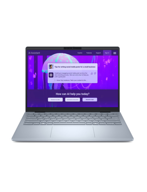 Dell Plus 14 | Ice Blue | 14 " | 2.5K | 2560 x 1600 pixels | Anti-glare | Intel Core Ultra 7 | 256V | 16 GB | LPDDR5X | Solid-st