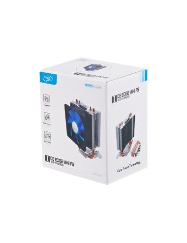 Deepcool "Ice Edge Mini FS" universal cooler, 2 heatpipes, Intel Socket LGA1156 /1155/ 775 and AMD Socket FM1/AM3+/AM3/AM2+/AM2/