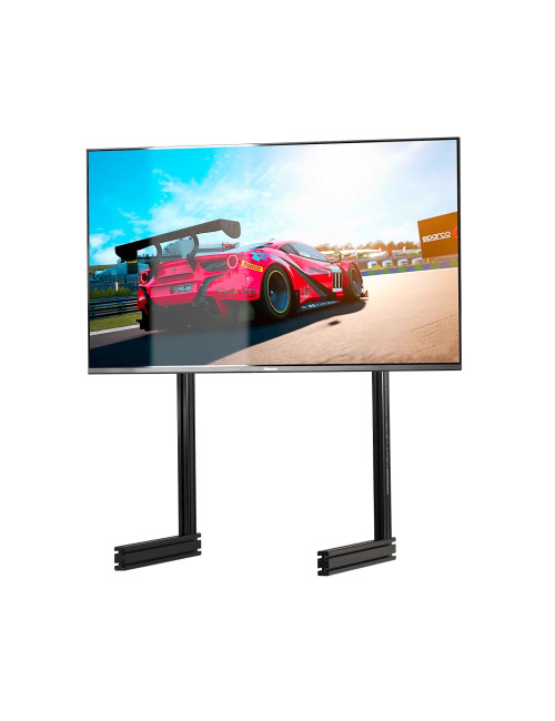Next Level Racing Floor stand | ELITE Free Standing Single Monitor Stand | Vertical adjustment | 65 " | Black