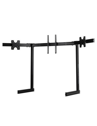 Next Level Racing Floor stand | ELITE Free Standing Triple Monitor Stand | Fully adjustable and customizable | 21-43 " | Black