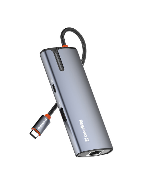 ColorWay 6-in-1 Docking Station | CW-HUB02 | 100 W