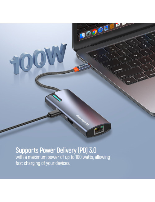 ColorWay 6-in-1 Docking Station | CW-HUB02 | 100 W