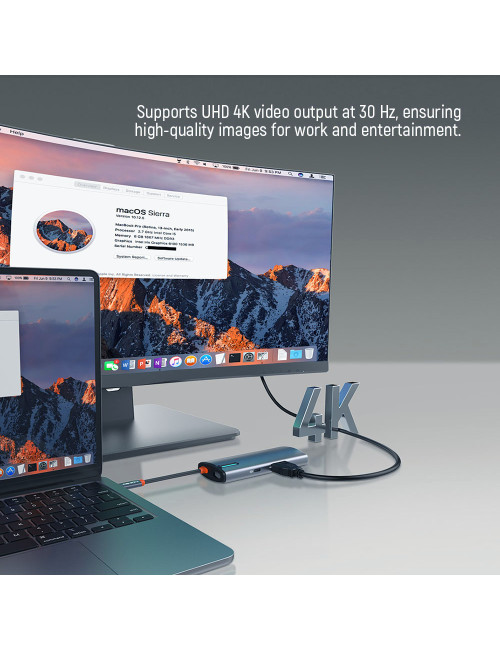 ColorWay 6-in-1 Docking Station | CW-HUB02 | 100 W