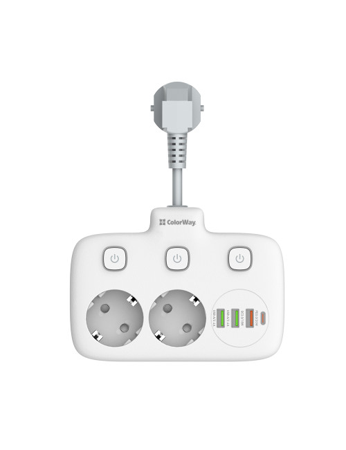 ColorWay Power Socket | CW-CHE24PDW