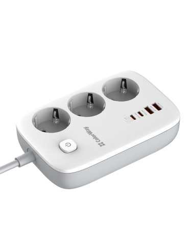 ColorWay Power Socket | CW-CHE34PDW