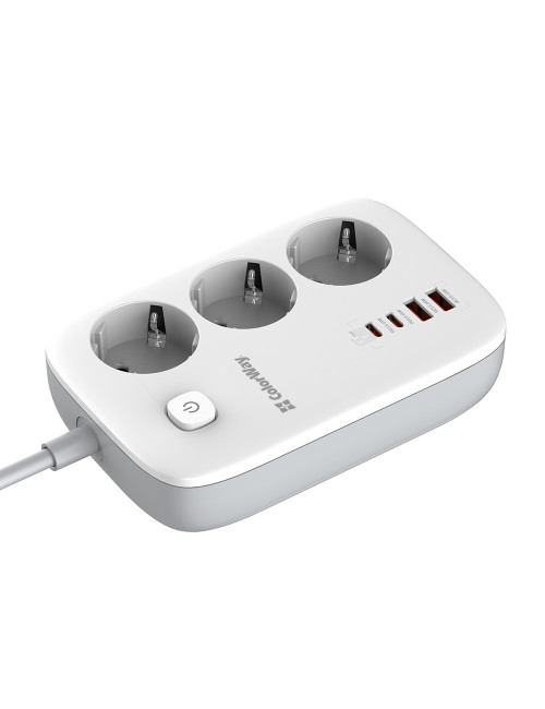 ColorWay Power Socket | CW-CHE34PDW