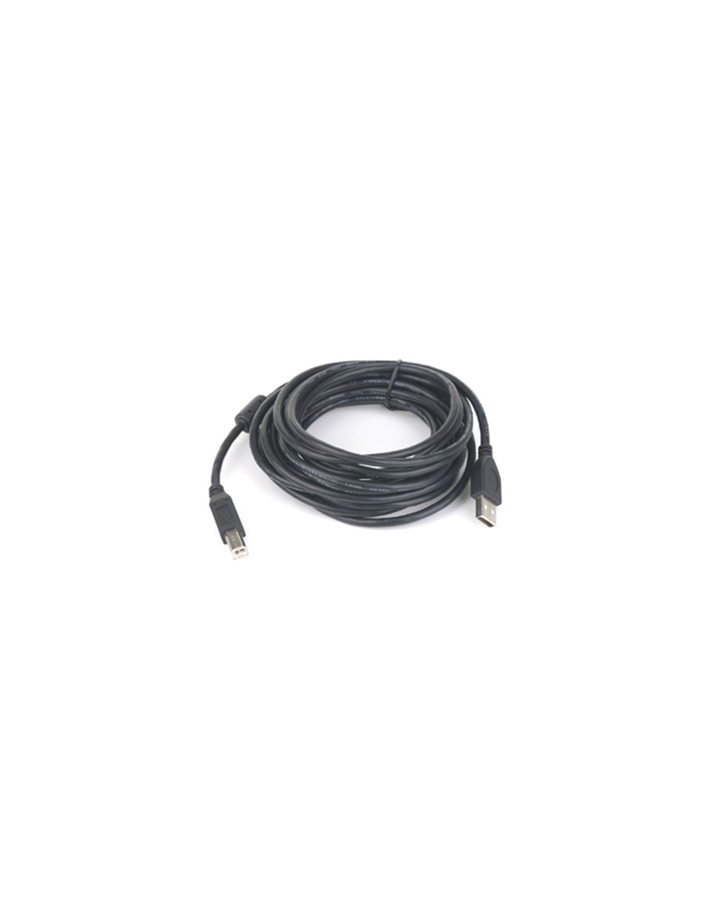USB 2.0 A-plug B-plug 3 m (10 ft) cable with ferrite core | Cablexpert