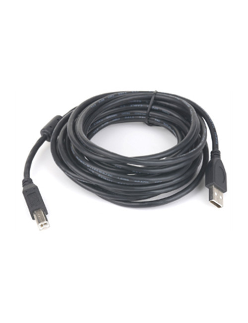 USB 2.0 A-plug B-plug 3 m (10 ft) cable with ferrite core | Cablexpert
