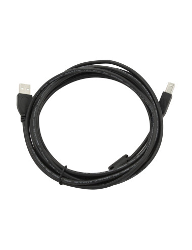 USB 2.0 A-plug B-plug 3 m (10 ft) cable with ferrite core | Cablexpert