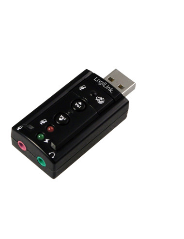 Logilink | USB Audio adapter, 7.1 sound effect