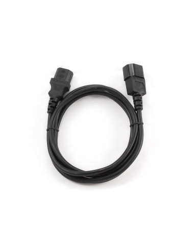Cablexpert | PC-189-VDE power extension cable 1.8 meter | Black C14 coupler | C14 coupler
