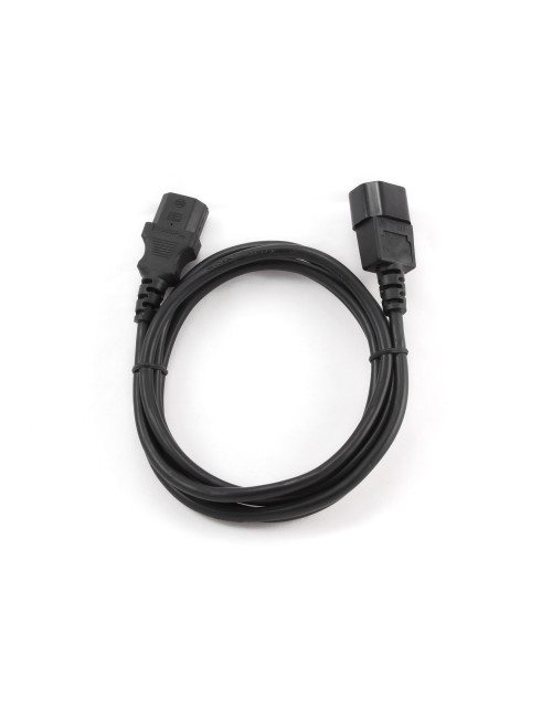 Cablexpert | PC-189-VDE power extension cable 1.8 meter | Black C14 coupler | C14 coupler