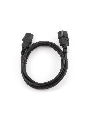 Cablexpert | PC-189-VDE power extension cable 1.8 meter | Black C14 coupler | C14 coupler