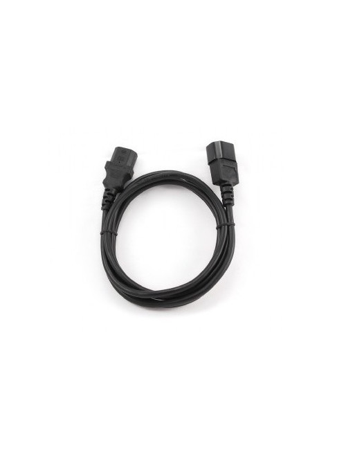 Cablexpert | PC-189-VDE power extension cable 1.8 meter | Black C14 coupler | C14 coupler