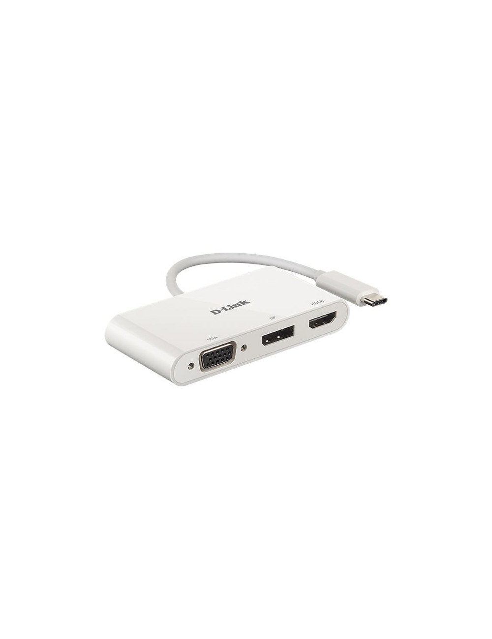 D-Link | 3-in-1 USB-C to HDMI/VGA/DisplayPort Adapter | DUB-V310 | USB hub | USB Type-C