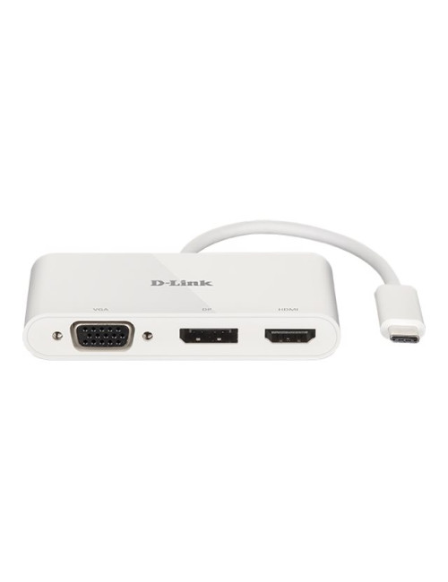 D-Link | 3-in-1 USB-C to HDMI/VGA/DisplayPort Adapter | DUB-V310 | USB hub | USB Type-C