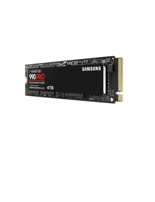 Samsung | 990 PRO | 4000 GB | SSD form factor M.2 2280 | Solid-state drive interface NVMe | Read speed 7450 MB/s | Write speed 6
