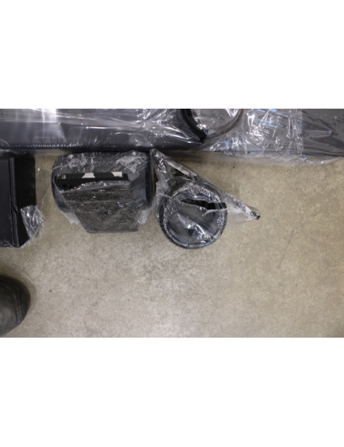 SALE OUT. | EDBAK | TR18 | Trolleys & Stands | 60-98 " | Maximum weight (capacity) 80 kg | DAMAGED PACKAGING, SCARTCHED | Black