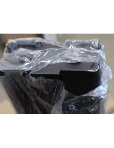 SALE OUT. | EDBAK | TR18 | Trolleys & Stands | 60-98 " | Maximum weight (capacity) 80 kg | DAMAGED PACKAGING, SCARTCHED | Black