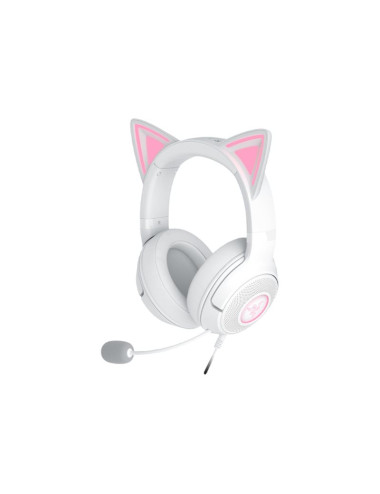 Razer Headset | Kraken Kitty V2 | Wired | Over-ear | Microphone | Noise canceling | White