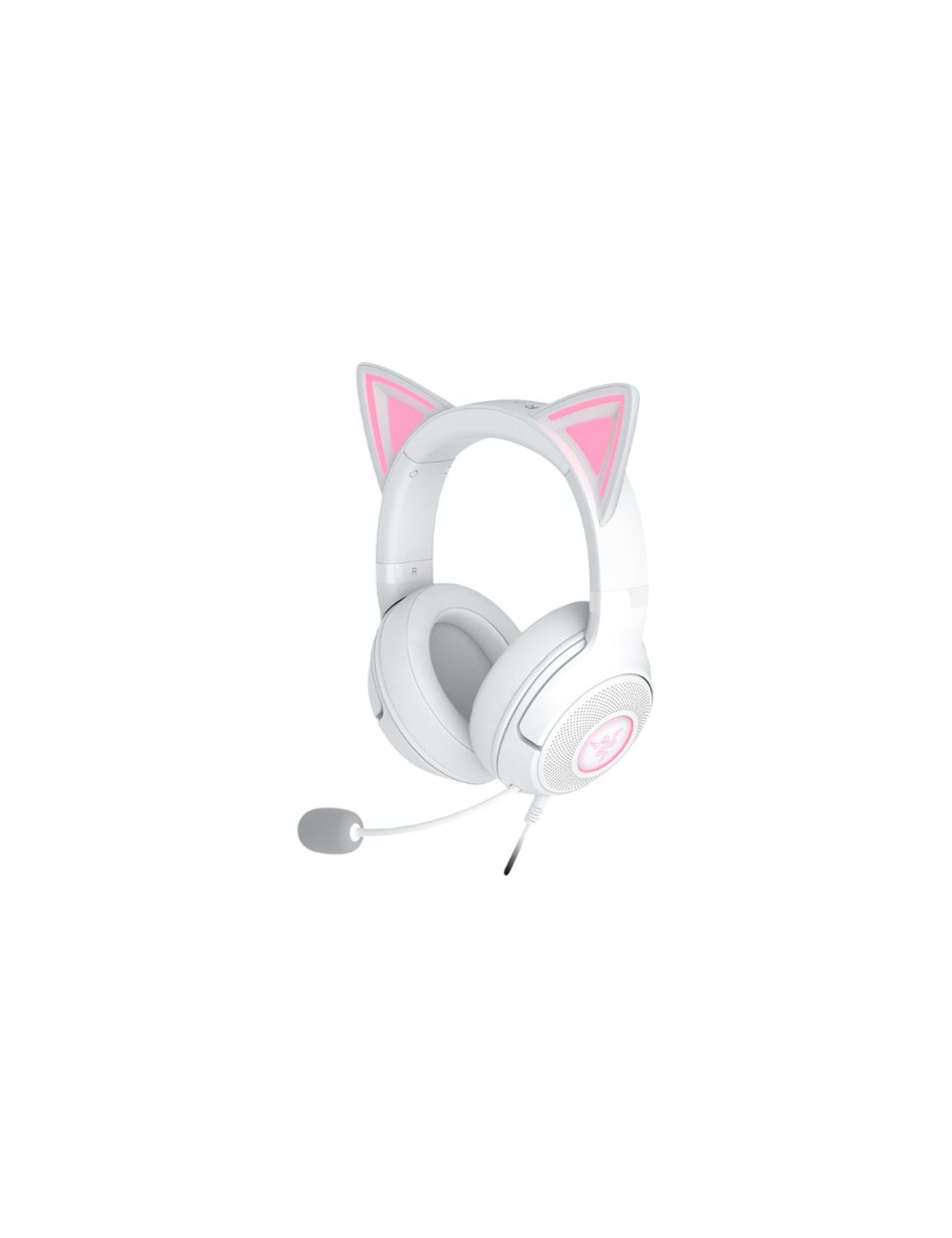 Razer Headset | Kraken Kitty V2 | Wired | Over-ear | Microphone | Noise canceling | White