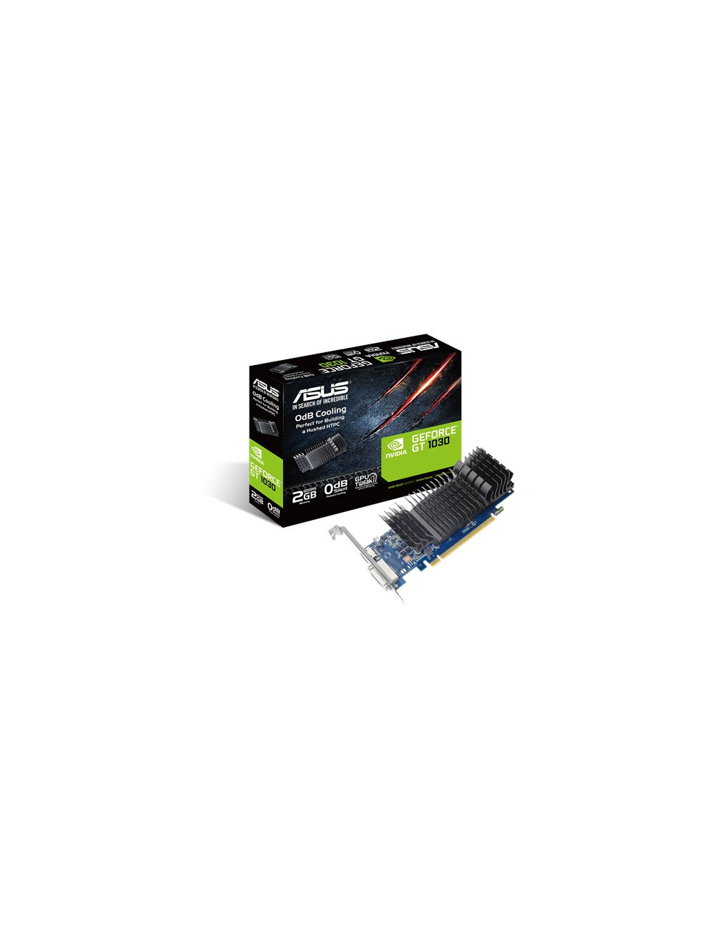 Asus GT1030-SL-2G-BRK NVIDIA, 2 GB, GeForce GT 1030, GDDR5, PCI Expres