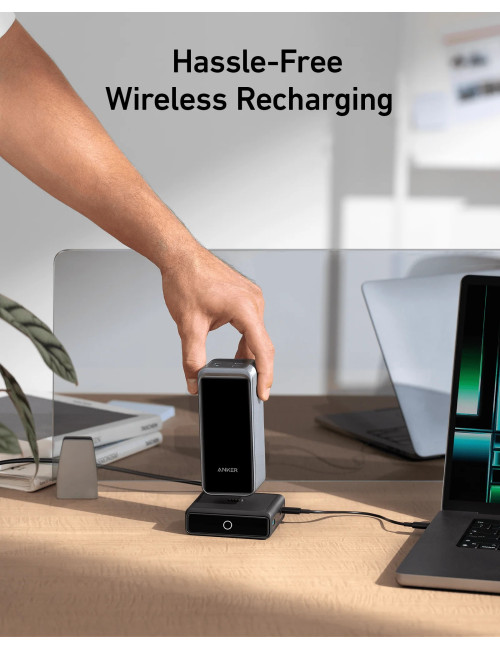 Anker Prime Charging Base for Power Bank, 100W | A1902311 | Black