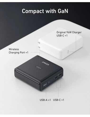 Anker Prime Charging Base for Power Bank, 100W | A1902311 | Black